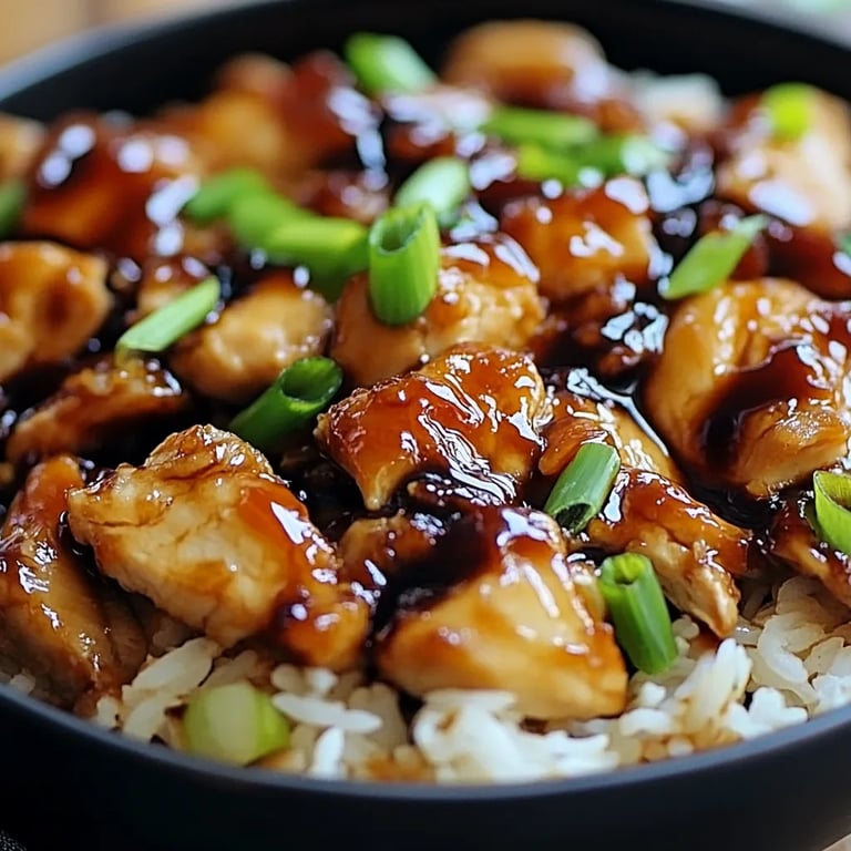 Quick & Healthy Honey BBQ Chicken Rice