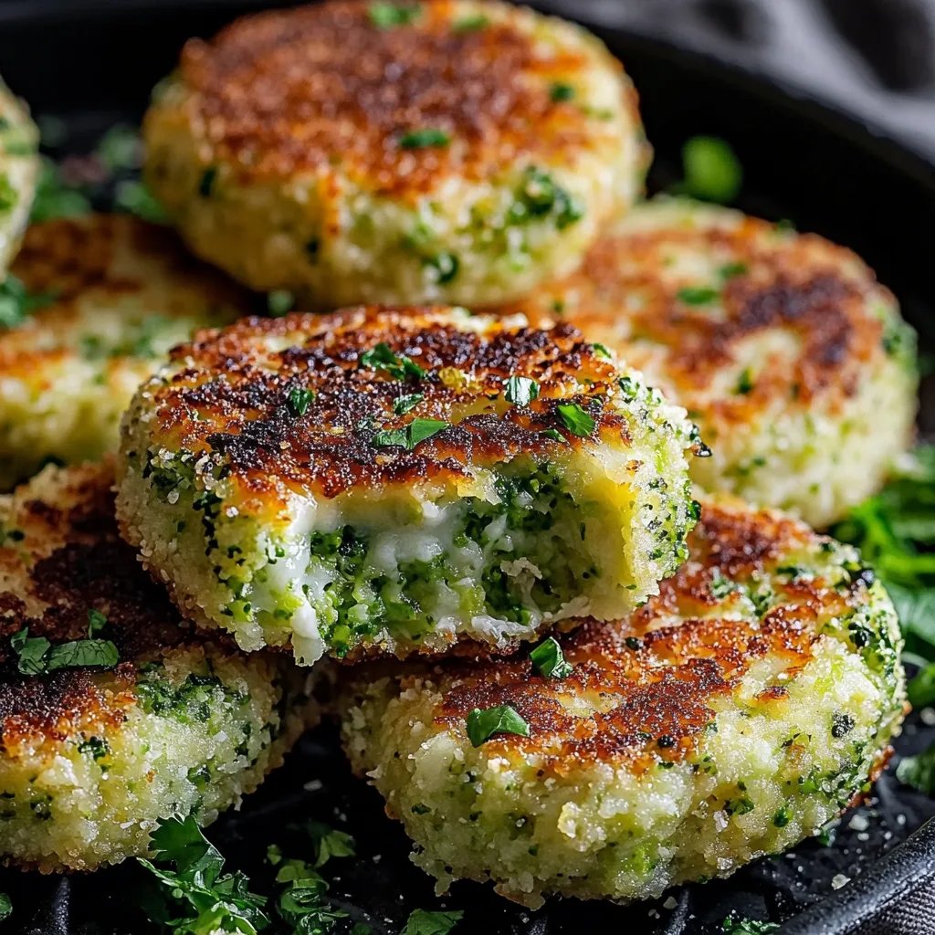 Easy Broccoli Cheese Patties Recipe