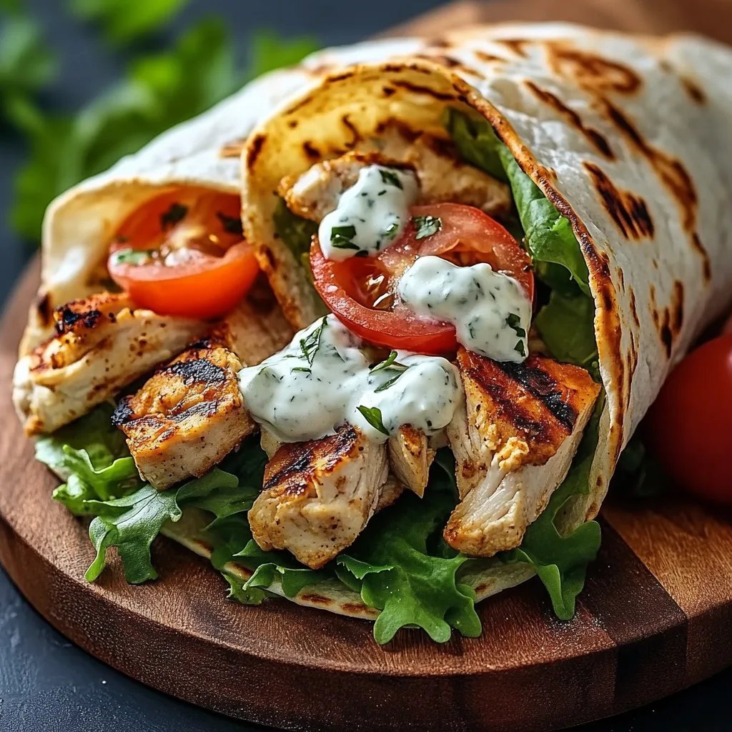 Mediterranean Chicken Gyros with Creamy Feta Tzatziki