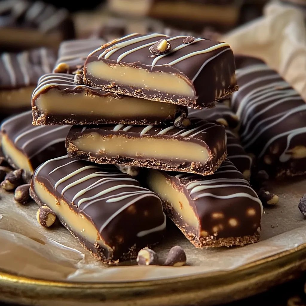 Peanut-Caramel Bars With Chocolate