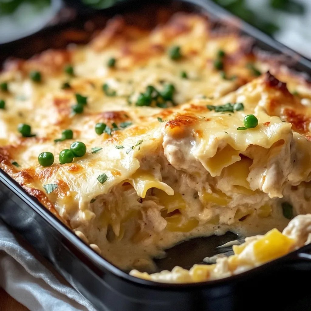 Easy Chicken Lasagna Loaded with Flavor
