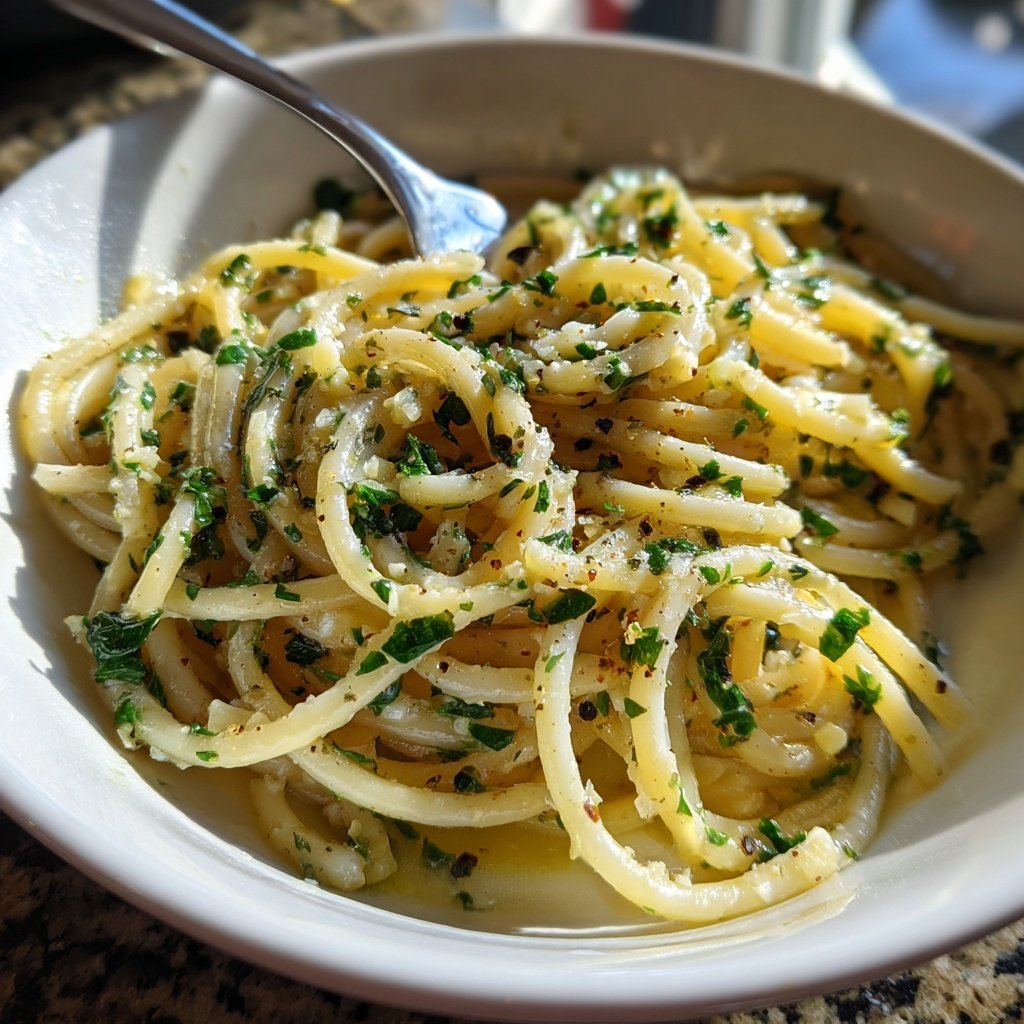 Quick & Easy 15-Minute Garlic Pasta
