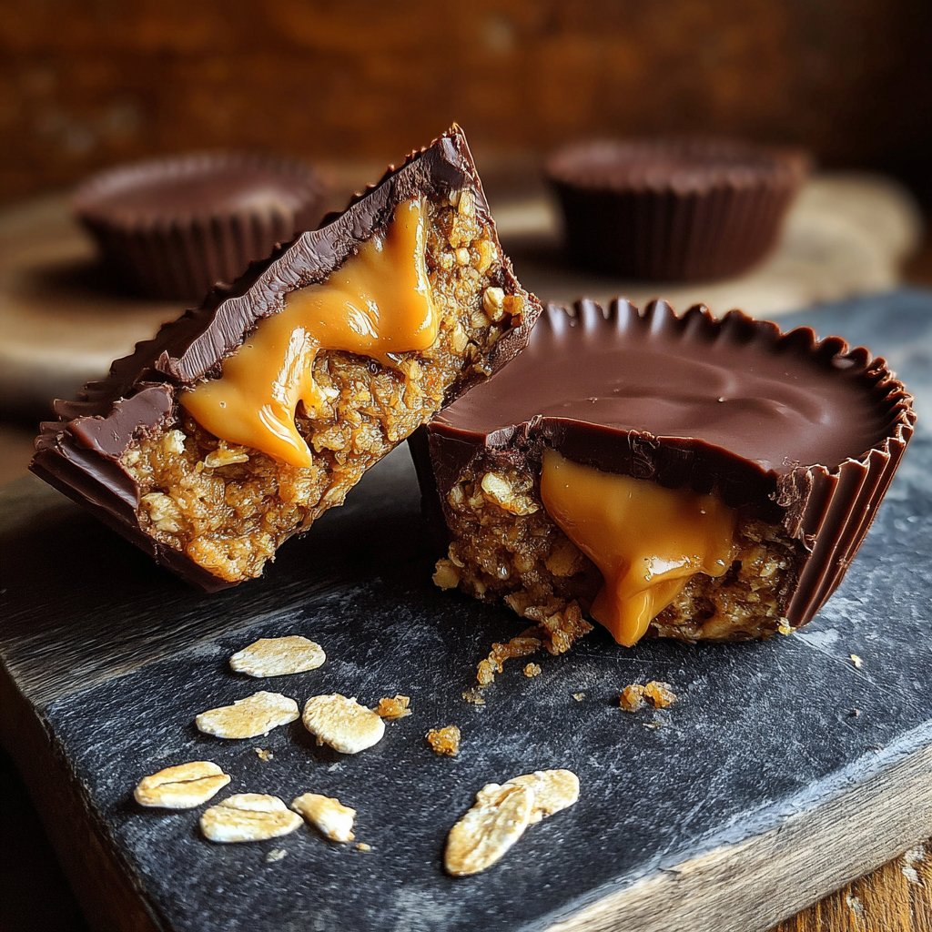 Homemade Reese’s Cups with Oats