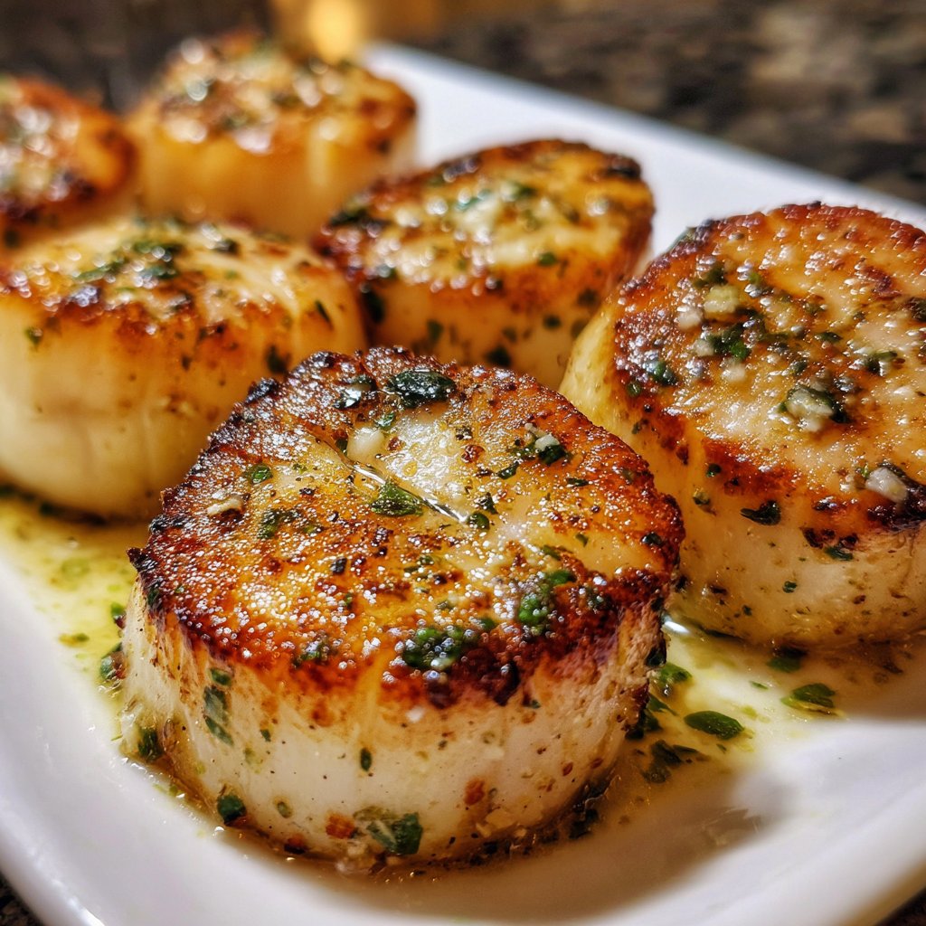 Butter Seared Scallops