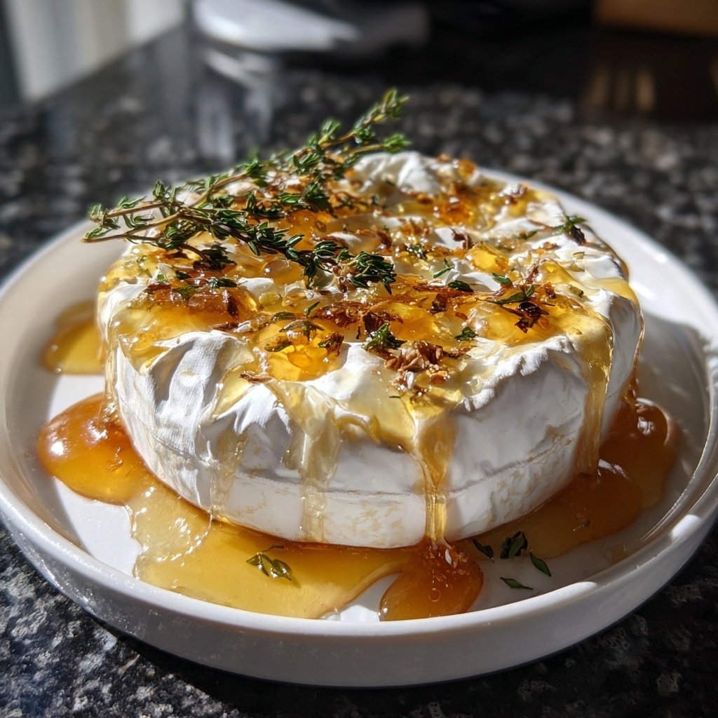 Camembert with Honey and Thyme