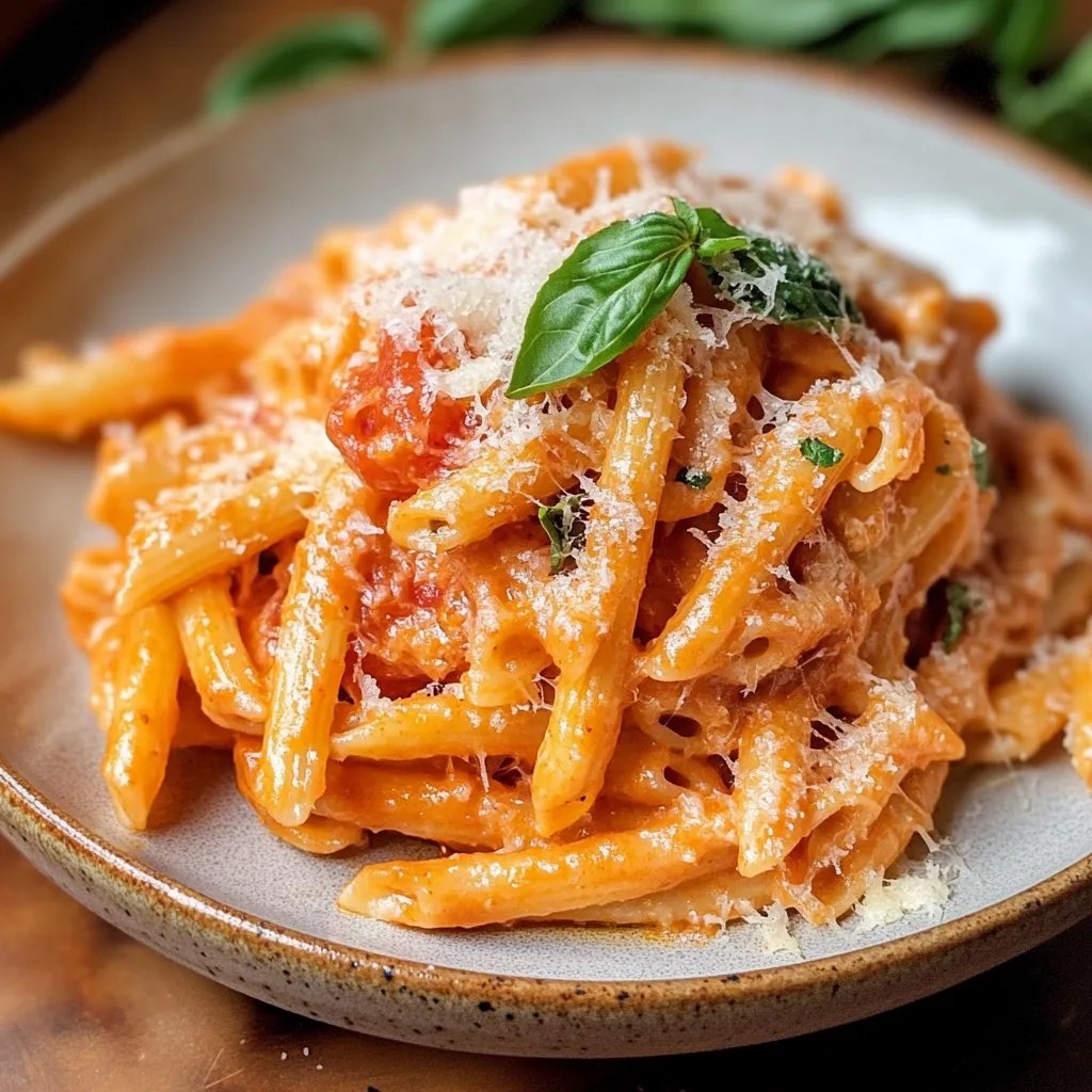 Super Easy Creamy Tomato Pasta