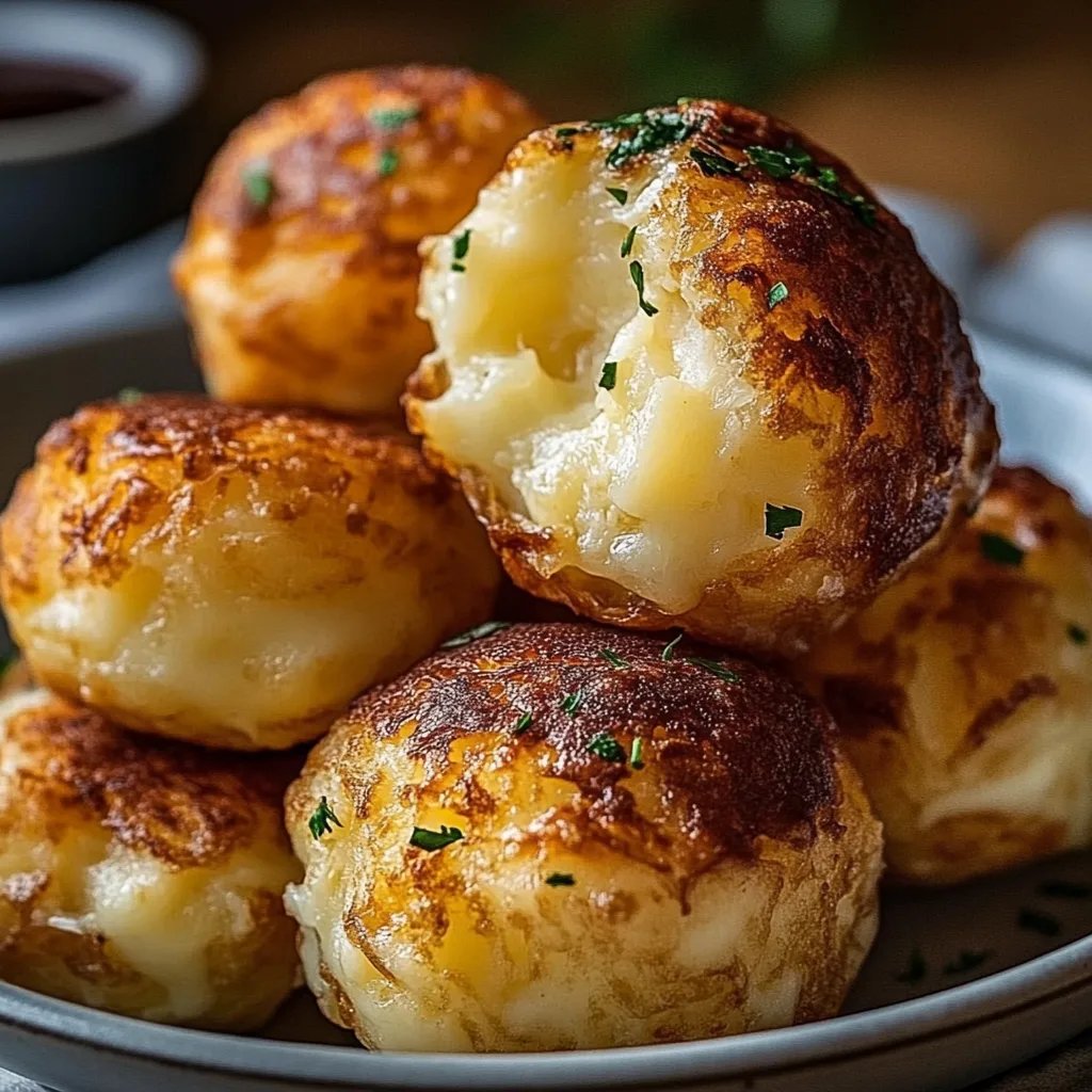 Mashed Potato Cheese Puffs