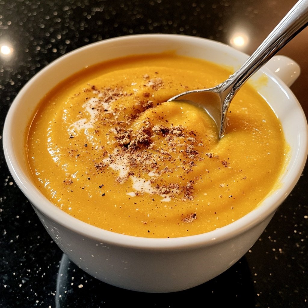 Squash Soup with Nutmeg